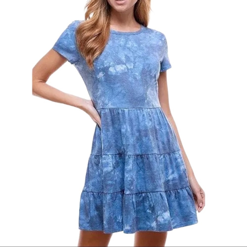 BeBop Blue Tie Dye Dress